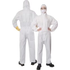 10-Pack Unisex Disposable Hooded Coveralls
