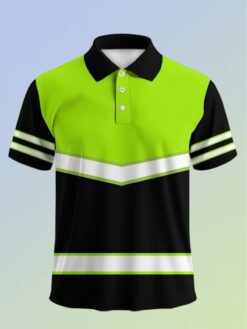 Men’s Hi-Vis Reflective Polo Shirt